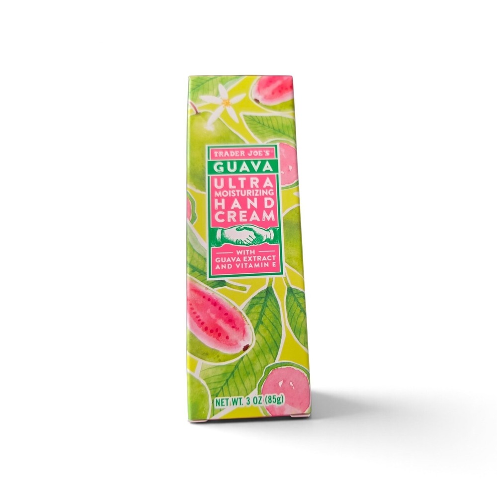 Trader Joe's Guava Ultra Moisturizing Hand Cream 3 oz Vitamin E New Sealed